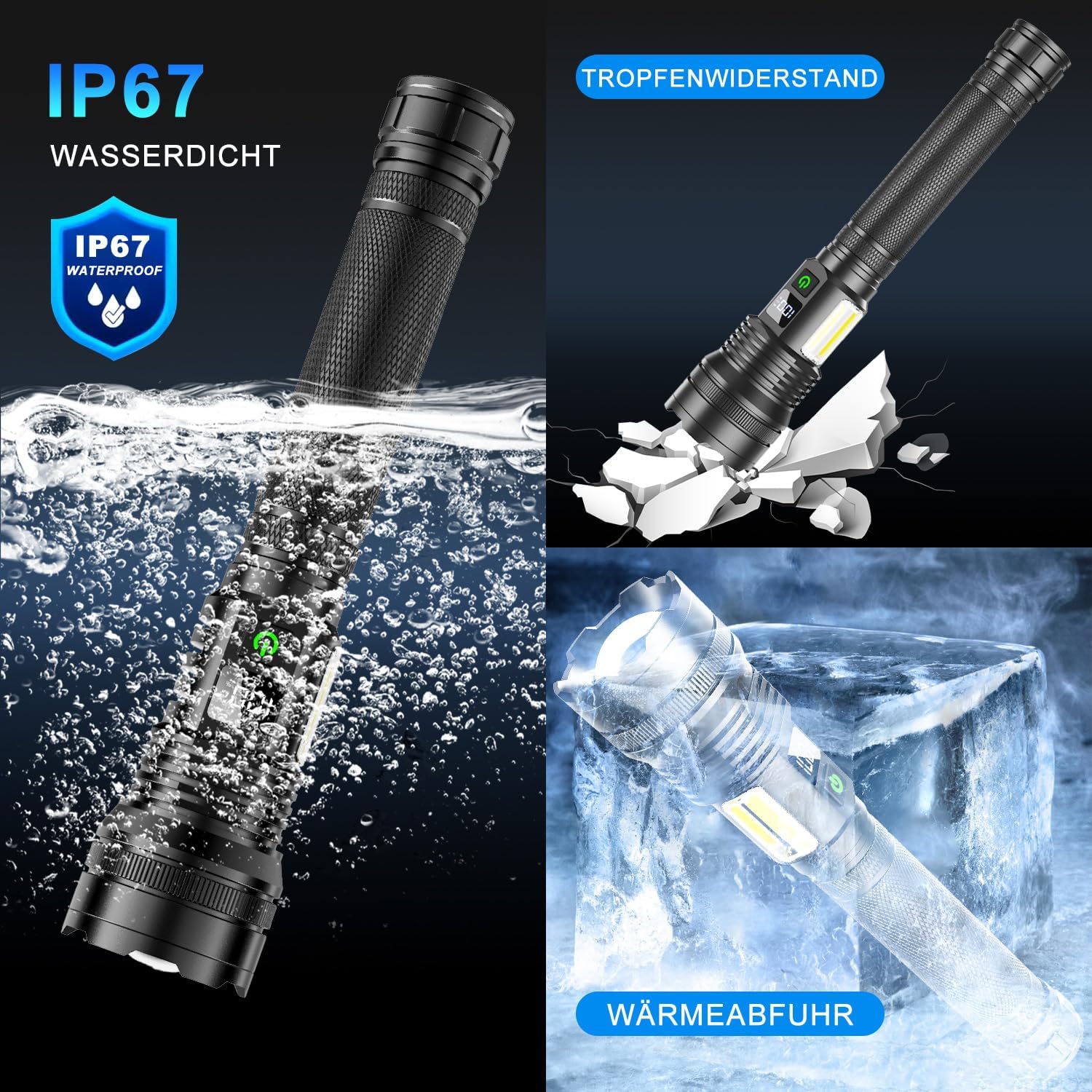 Thumbnail 6 de ASORT T50 Taschenlampe, 990.000 Lumen
