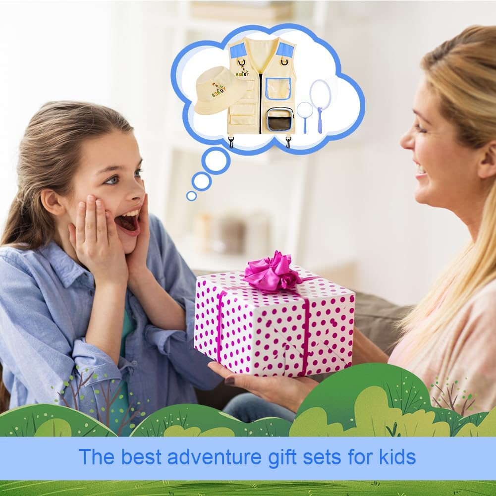 Thumbnail 6 de BSBUY Kids Explorer Kit Outdoor Adventure Set — 4-Piece Costume & Educational Gear for Little Explorers