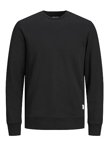 Thumbnail 1 de Jack & Jones Jjebasic Sudadera Negra para Hombre 🖤
