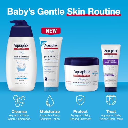 Thumbnail 6 de Aquaphor Baby Healing Ointment for Diaper Rash and More, 14 OZ