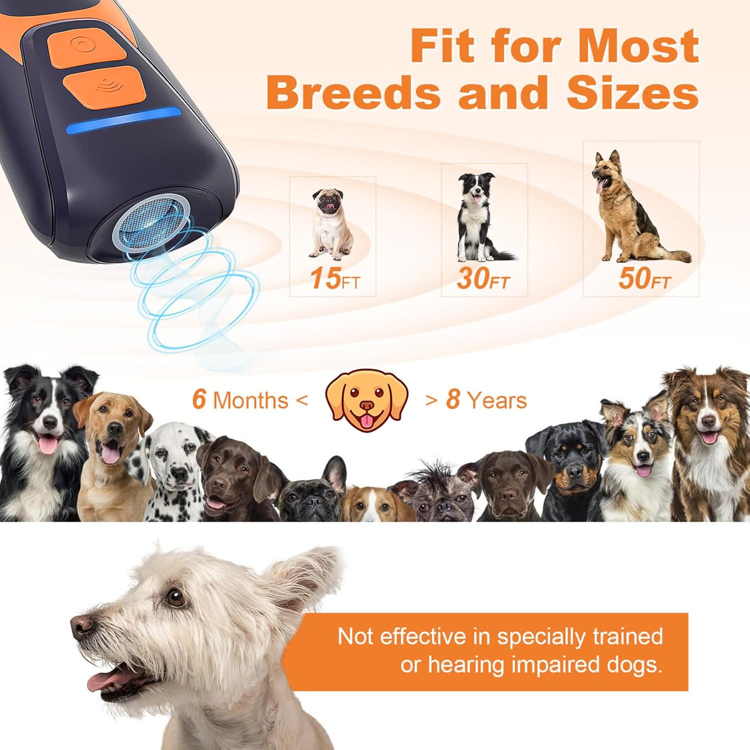 Detalle 2 de Honey Paws Ultrasonic Anti Barking Device for Dogs