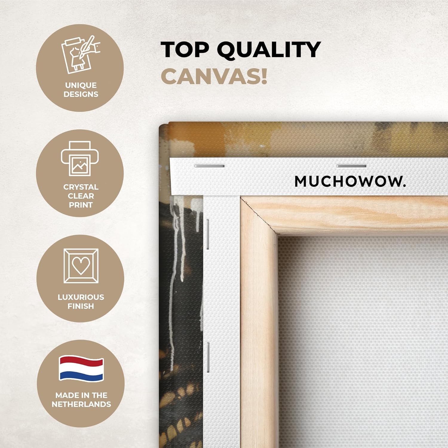 Thumbnail 1 de MuchoWow Impression sur Toile Ailes Street Art 30x40 cm ⌚