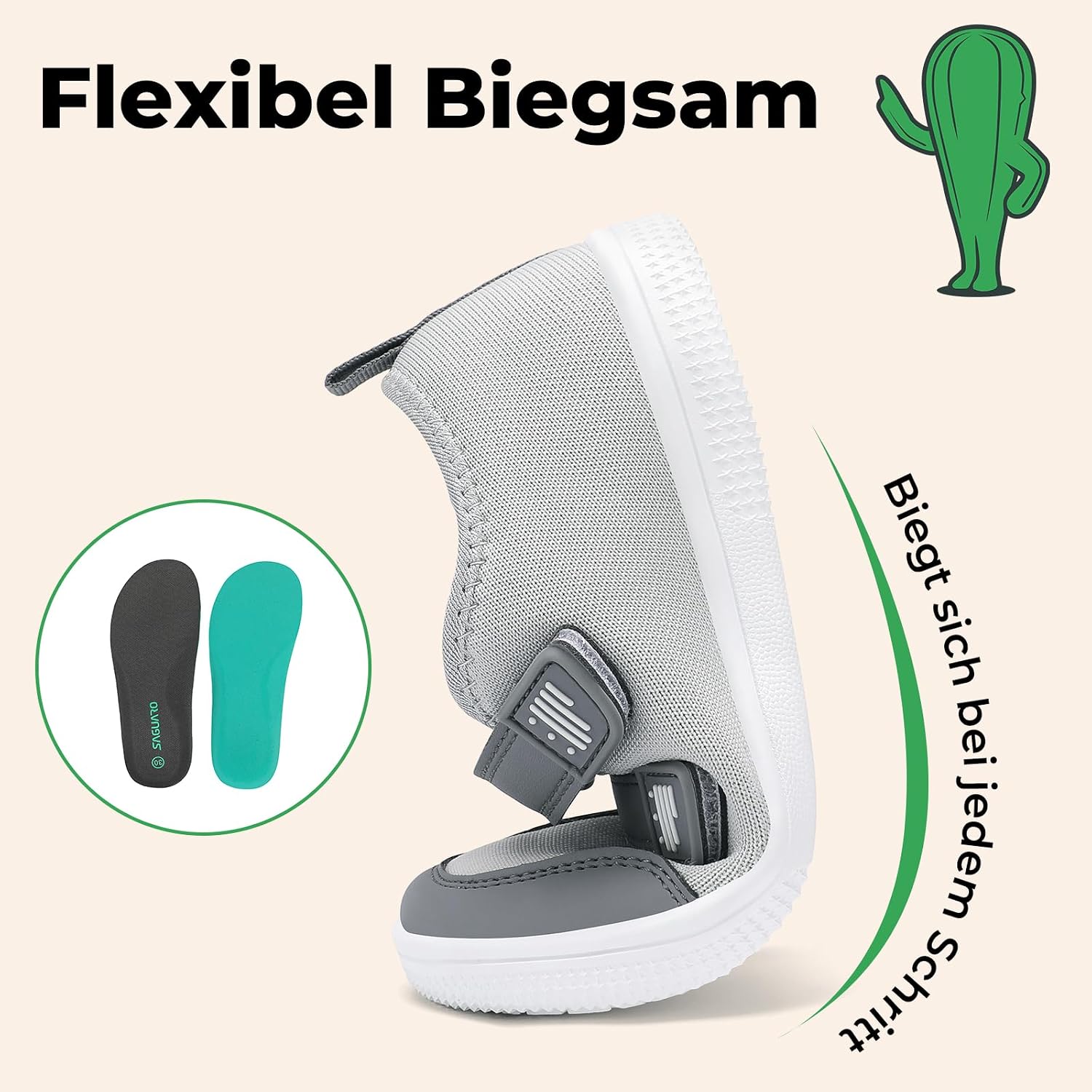 Thumbnail 6 de SAGUARO Barfußschuhe Kinder – Atmungsaktiv, rutschfest & Zero-Drop mit breiter Zehenbox (Gr. 25–35)