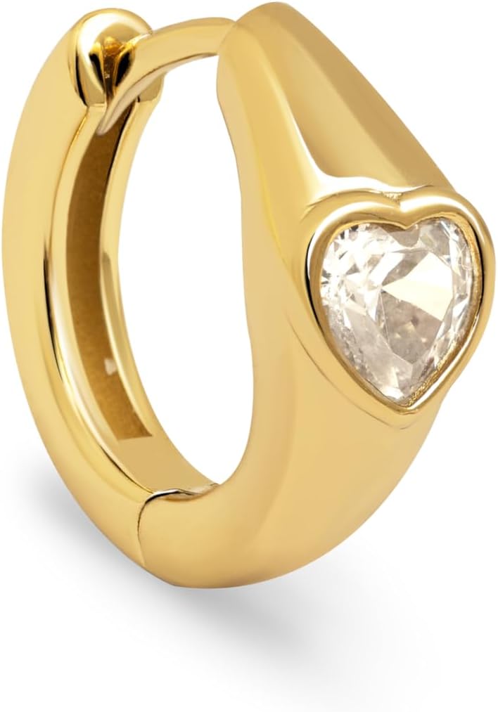 Detalle de SINGULARU Boucle d'oreille Aro Heart 13 mm