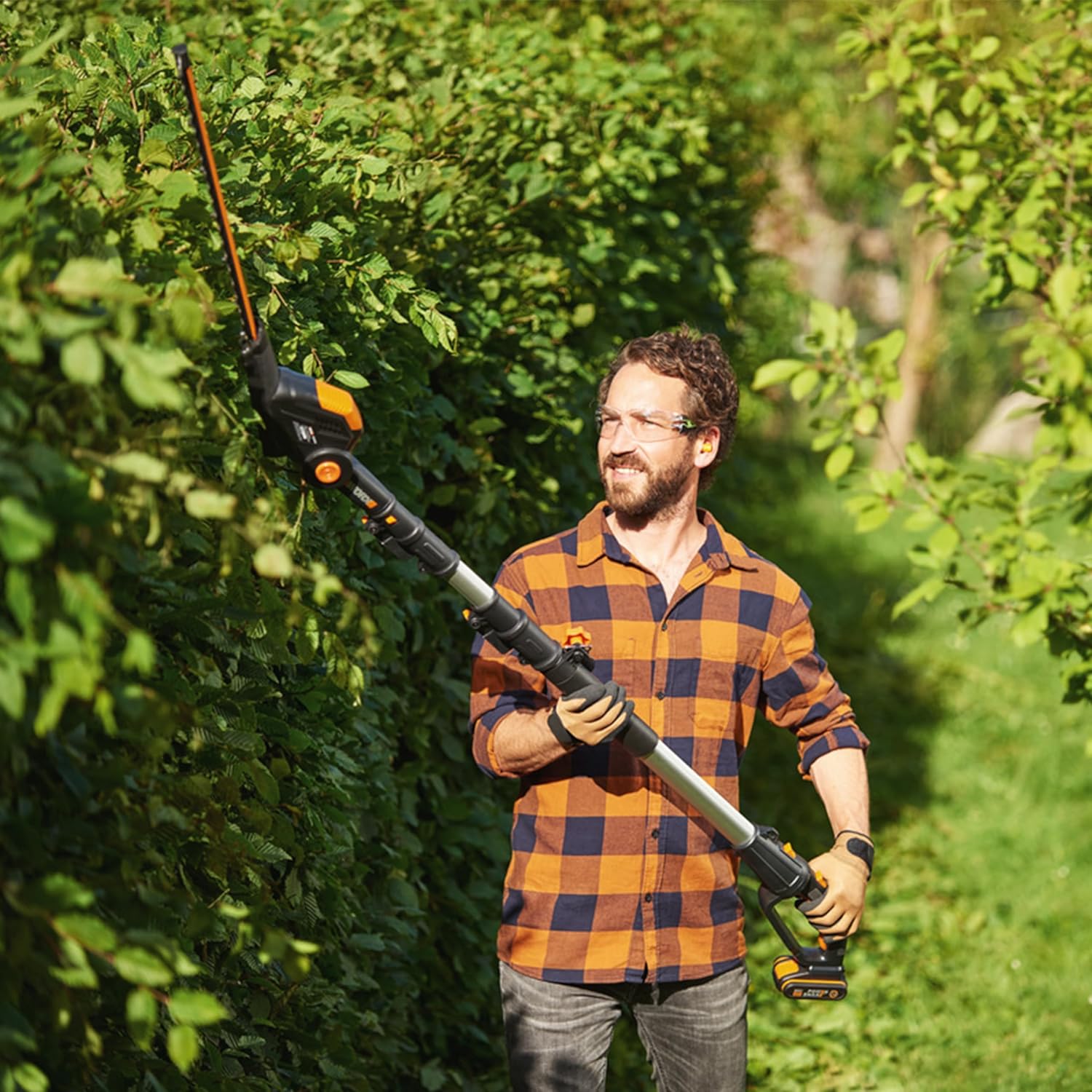 Thumbnail 5 de WORX WG252E.9 Akku-Teleskop-Heckenschere – 45 cm Schnittbreite, bis 3,20 m Höhe, PowerShare kompatibel