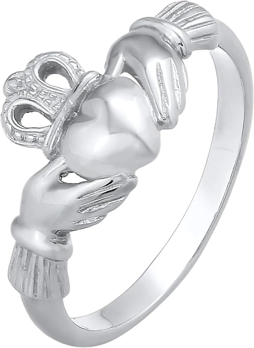 Imagen de Elli Ring Herz Claddagh 925 Silber en OfertitasTOP