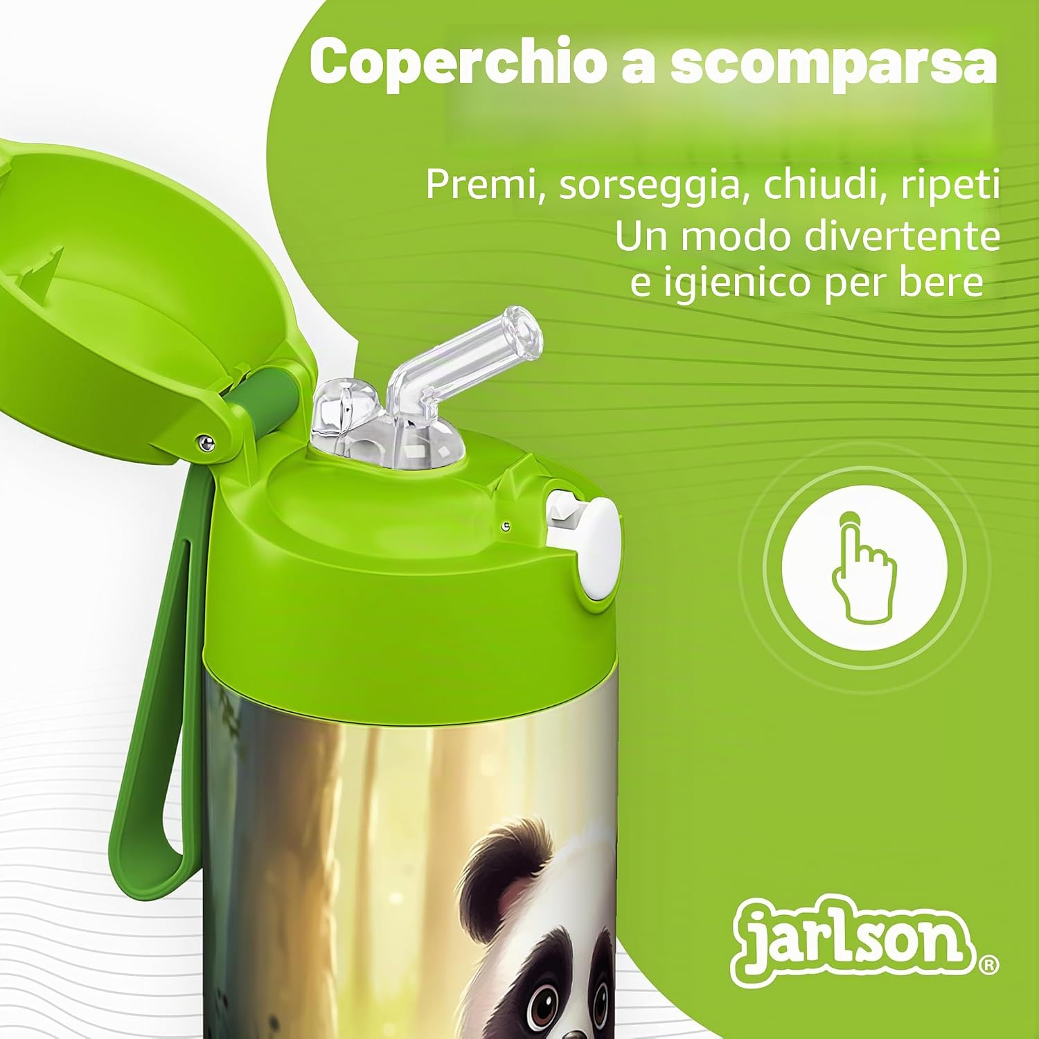 Thumbnail 3 de Jarlson CHARLI 350ml borraccia termica per bambini 📗
