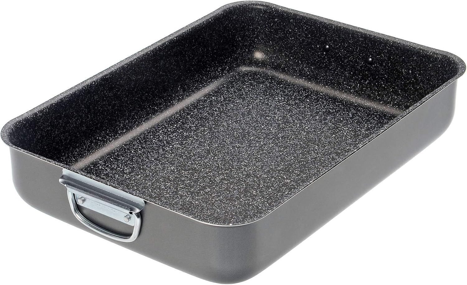 Detalle 2 de ALLUFLON Tradition Italy aluminiowe naczynie do lasagne, czarne, 42 × 29,5 × 7,5 cm