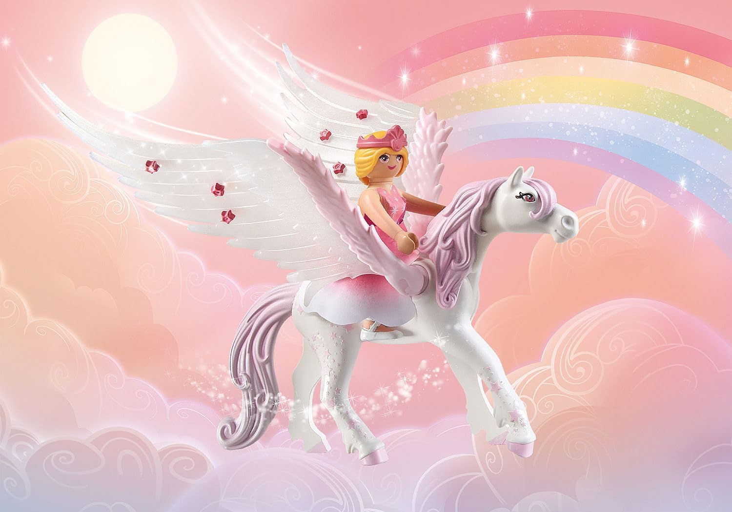 Thumbnail 6 de PLAYMOBIL Princess Magic 71359 Himmlisches Regenbogen-Schloss – magische Wolkenwelt ab 4 Jahren