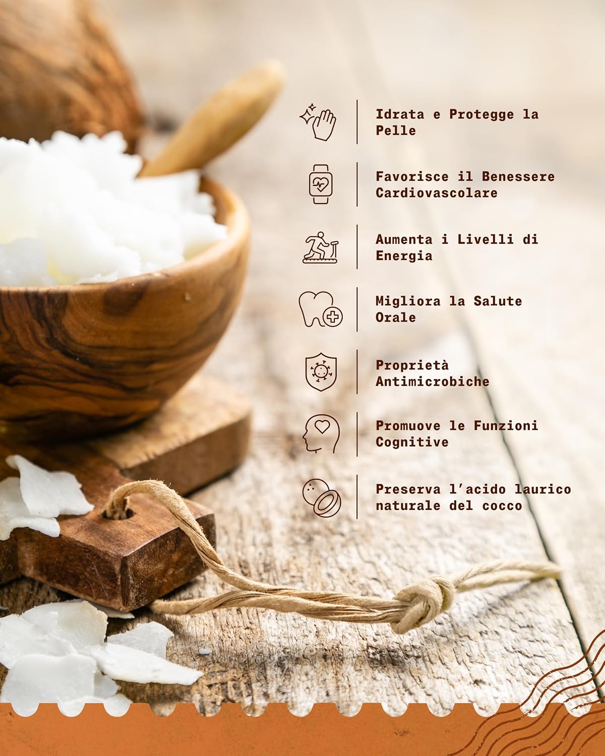 Detalle de NaturaleBio Olio di Cocco Bio Vergine Spremuto a Freddo: puro, biologico e versatile