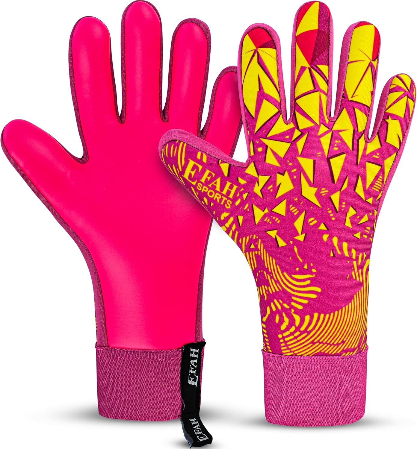 EFAH SPORTS Goalkeeper Gloves for Youth with Strong Grip