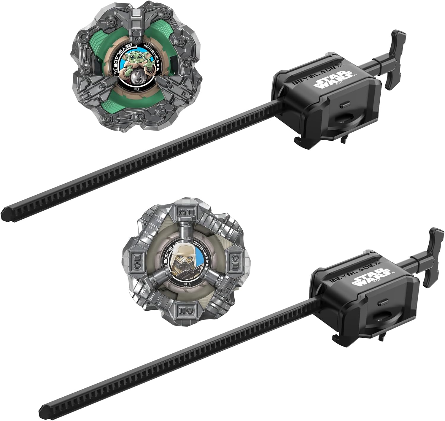 Detalle de Hasbro G3061ES0 Beyblade X i Gwiezdne wojny: 2 bączki Grogu i Snowtroopera