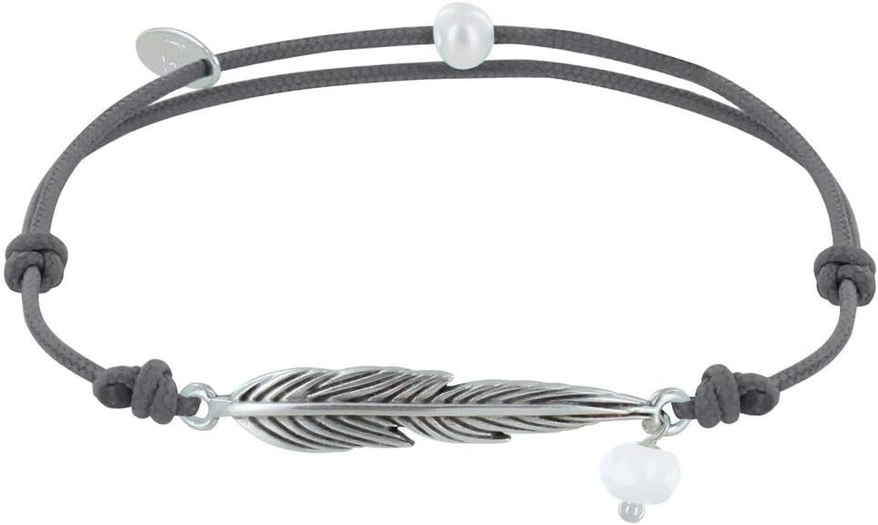 Thumbnail 5 de Bracciale Les Poulettes Bijoux in ottone argentato e perle sfaccettate