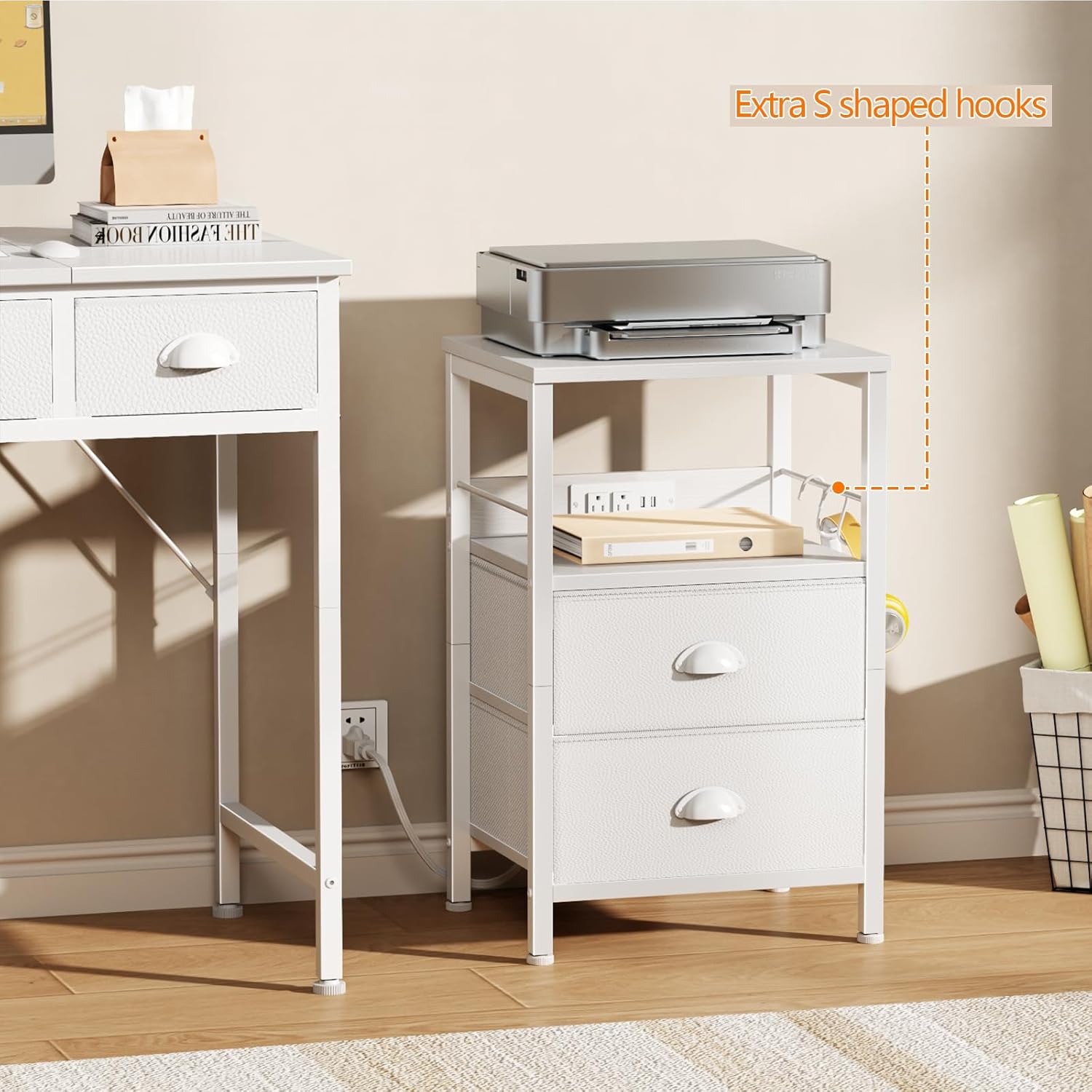 Thumbnail 6 de Furologee End Table with Charging Station 22.25