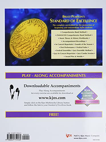 Detalle 2 de W21FL Standard of Excellence Book 1 for Flute by Kjos Music Company