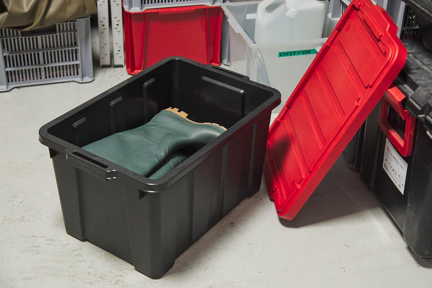 Detalle de Iris Ohyama Organisation-Boxen 50 l im 3er-Set