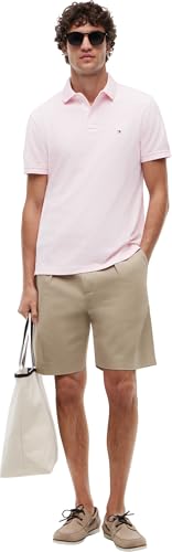 Detalle 2 de Polo Regular 1985 para Hombre de Tommy Hilfiger (Mw0Mw17770) – Rosa, talla M