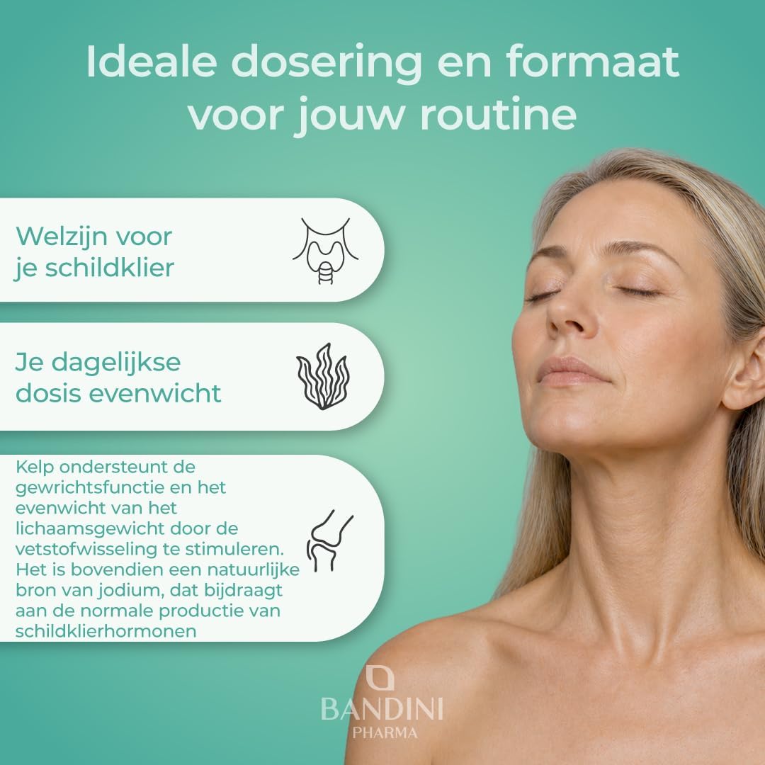 Thumbnail 1 de BANDINI Fucus Kelp Algae jodiumtabletten, 150 µg, 365 stuks