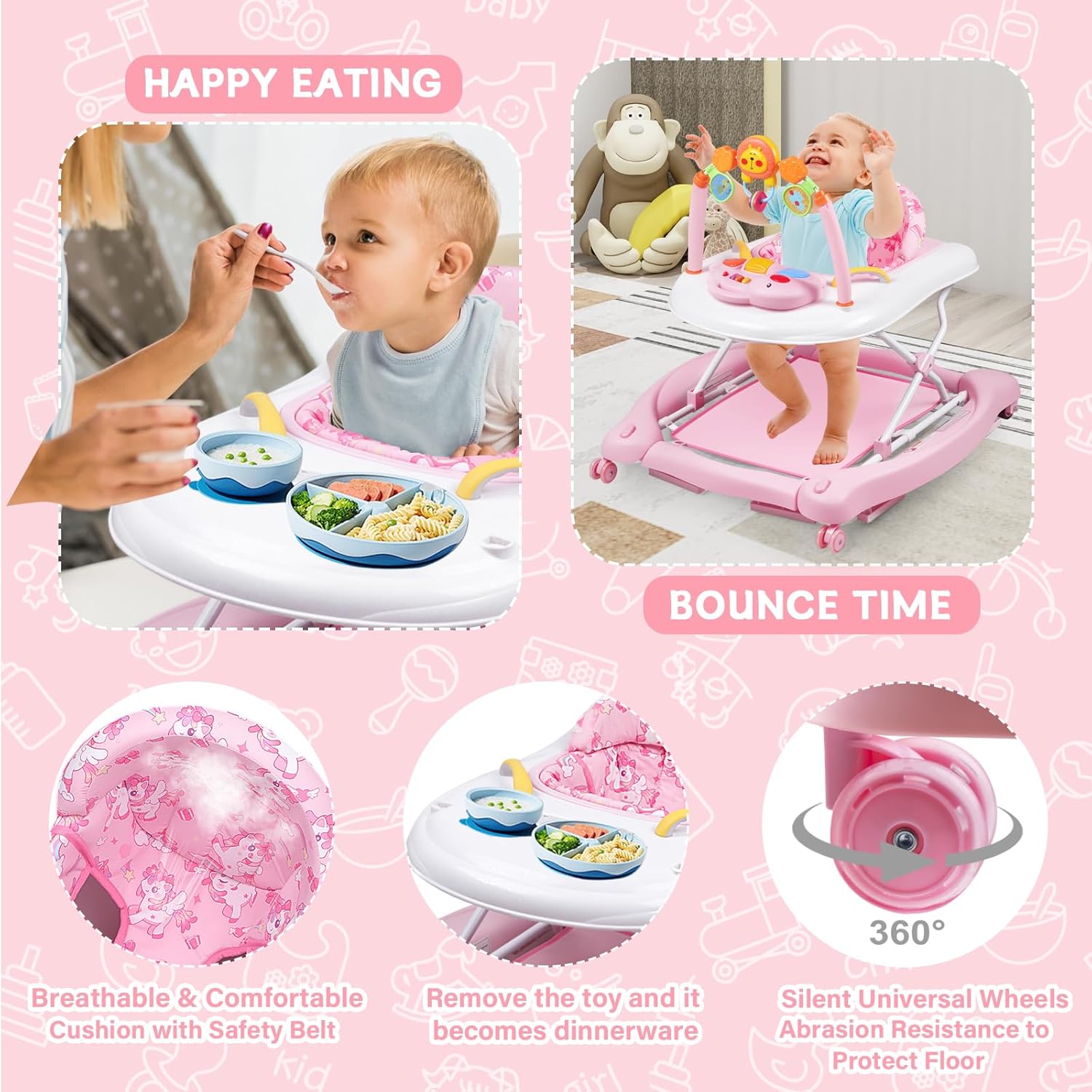 Thumbnail 3 de Baby Walker 5-in-1 Activity Walker 🚼