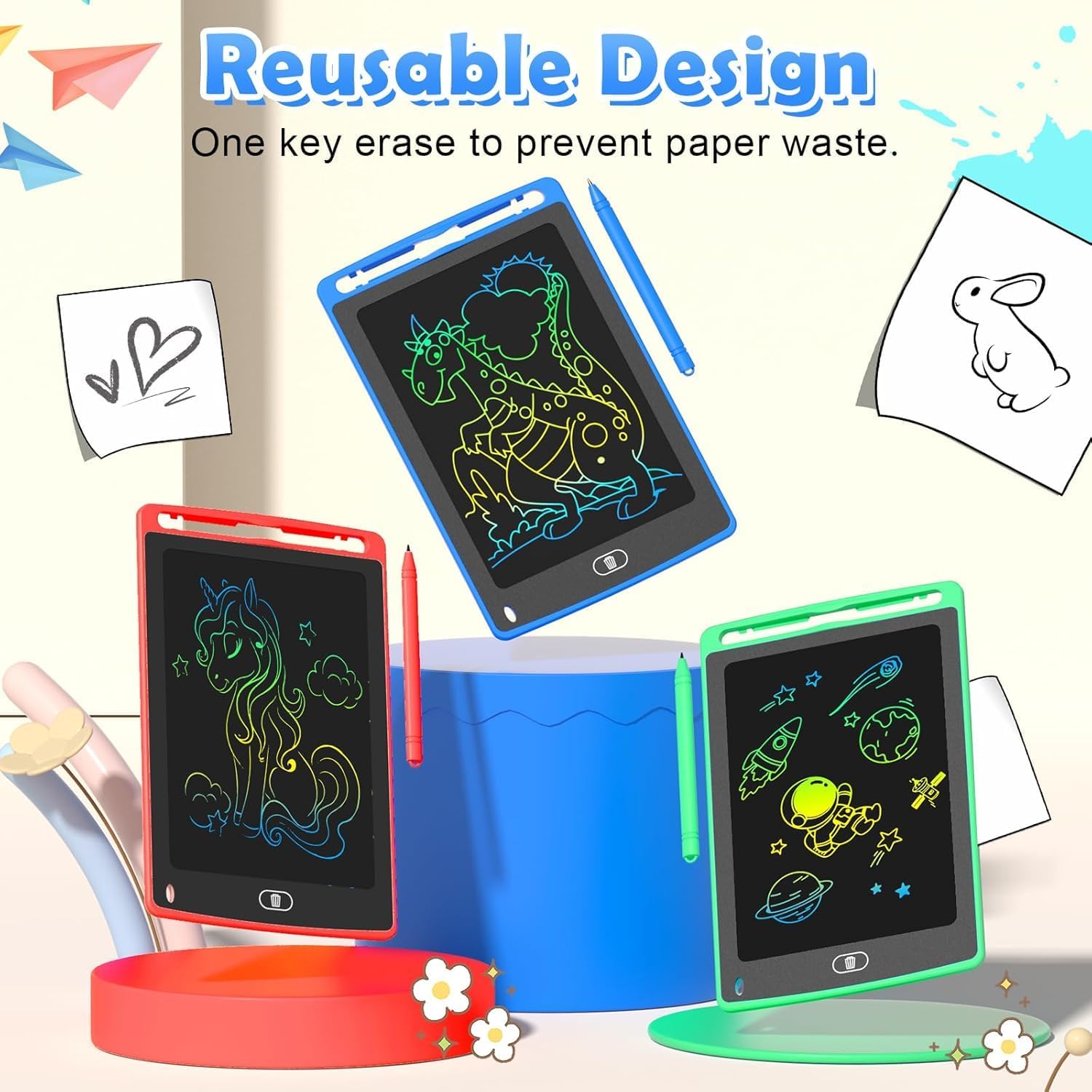 Thumbnail 2 de Party Favor 8.5" LCD Writing Tablet for Kids 🎨