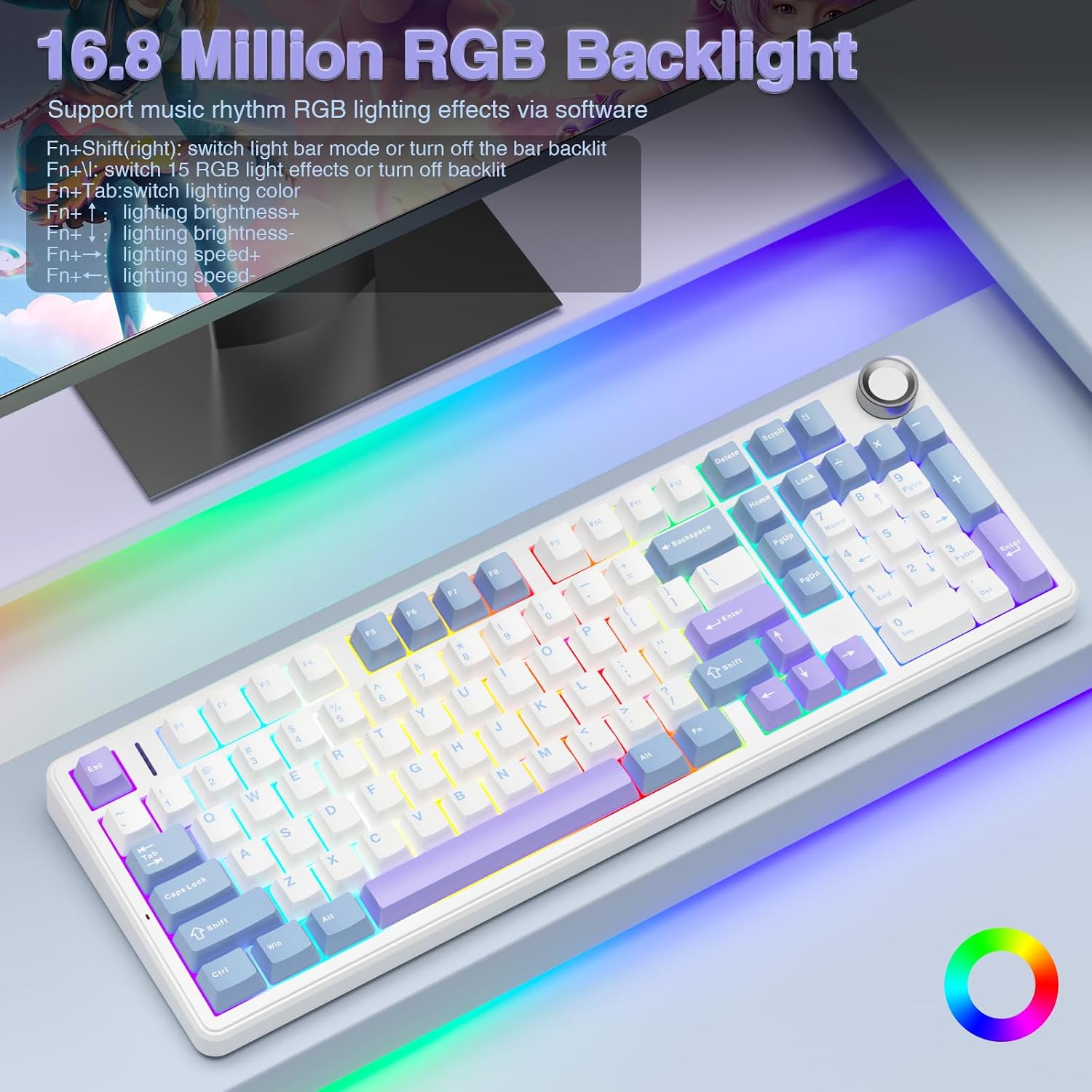 Thumbnail 3 de AULA F99 Pro Wireless Mechanical Keyboard
