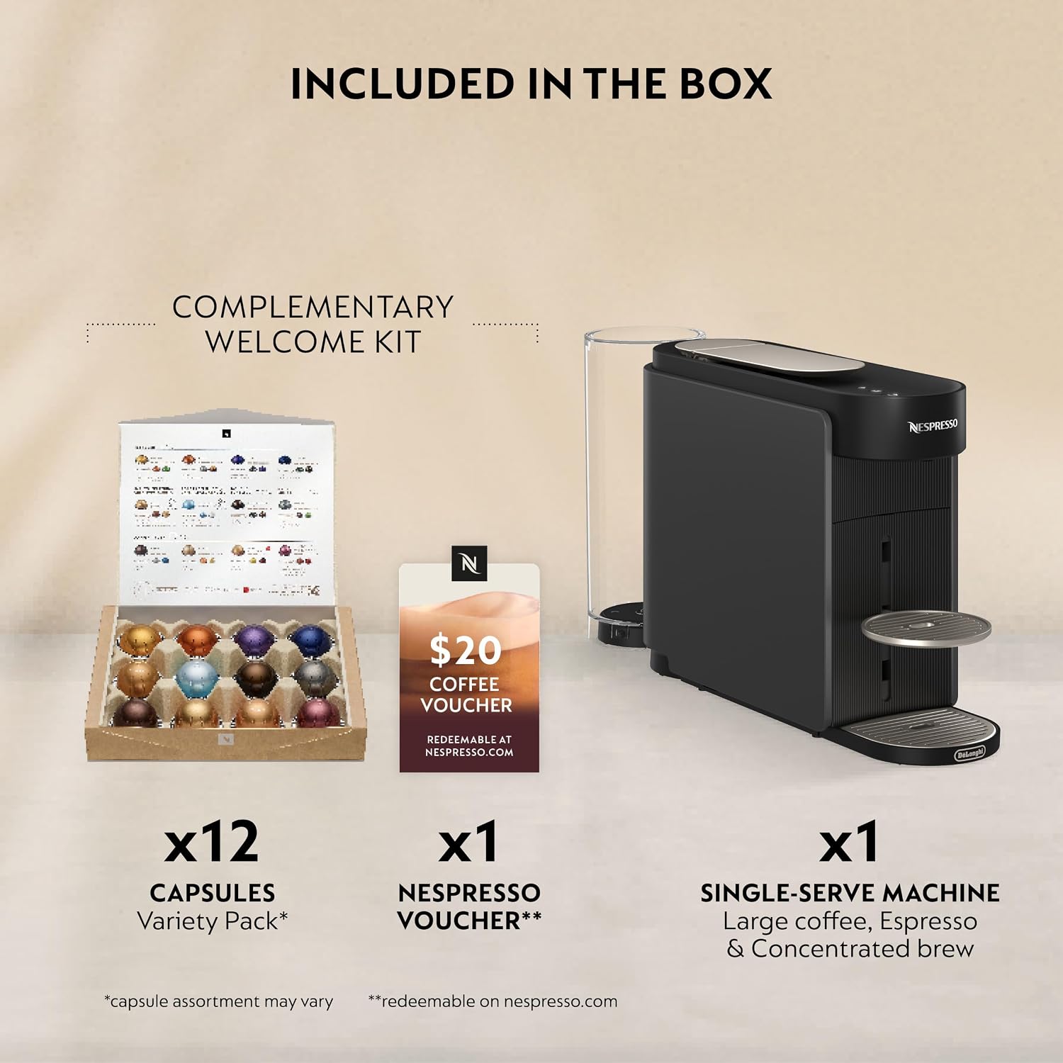 Detalle de Nespresso Vertuo Up coffee and espresso maker
