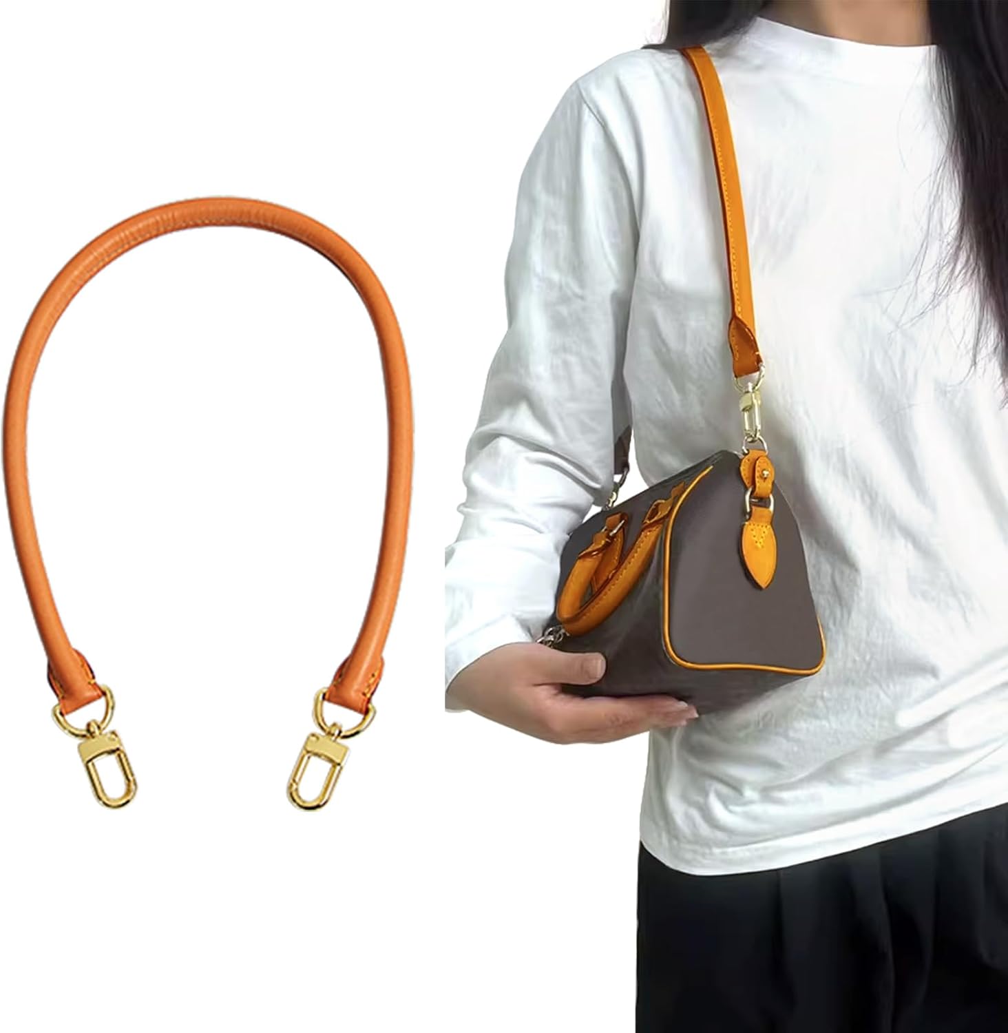 Thumbnail 1 de jiesinlov Vachetta Leder-Schultergurt 70 cm