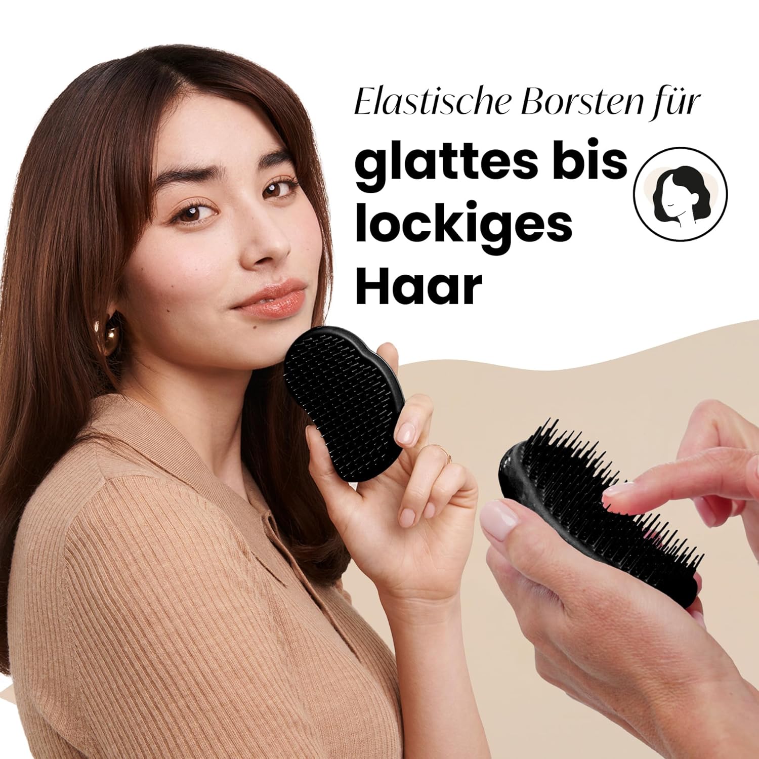 Detalle de Tangle Teezer Original Entwirrungsbürste 325 Borsten