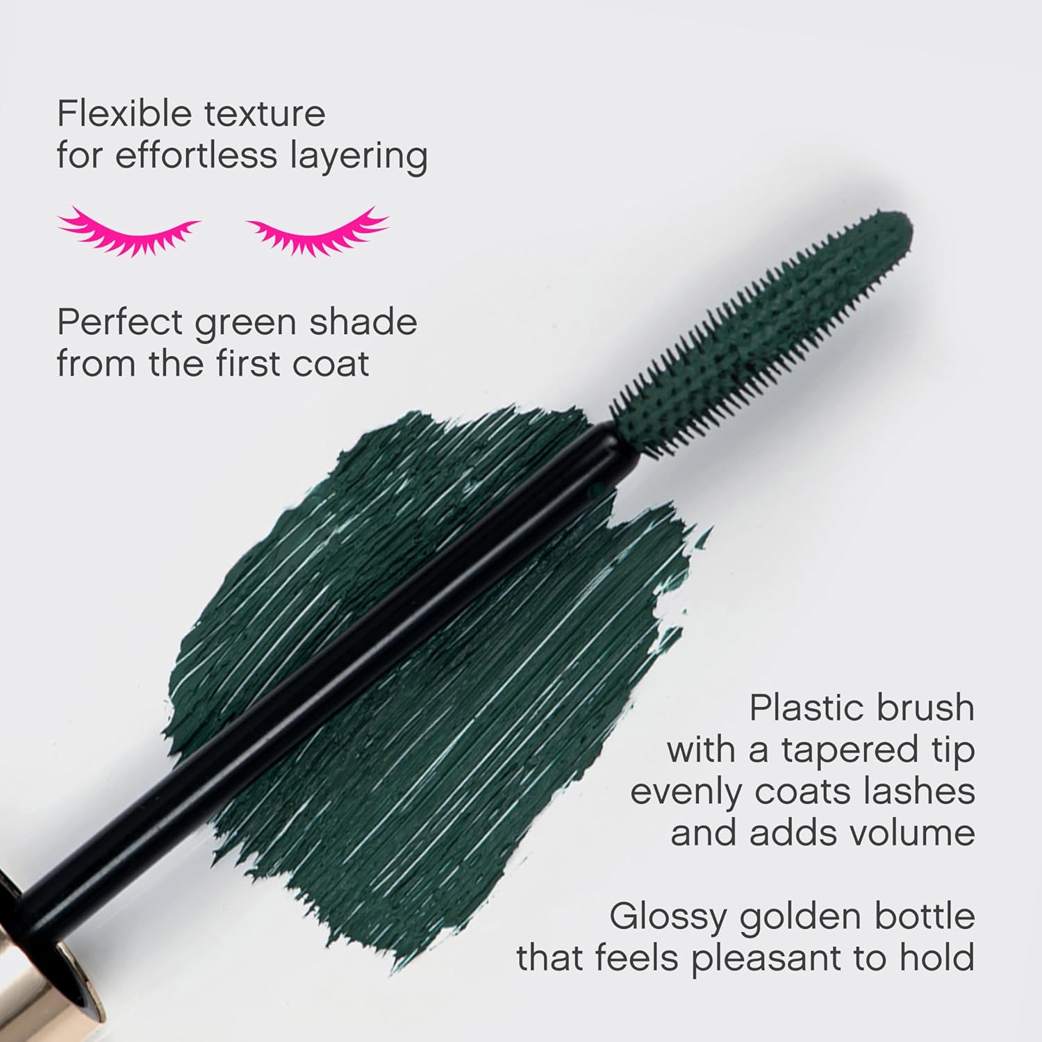 Thumbnail 2 de VIVIENNE SABO Artistic Volume Mascara Cabaret Premiere verde – effetto volume e ciglia separate