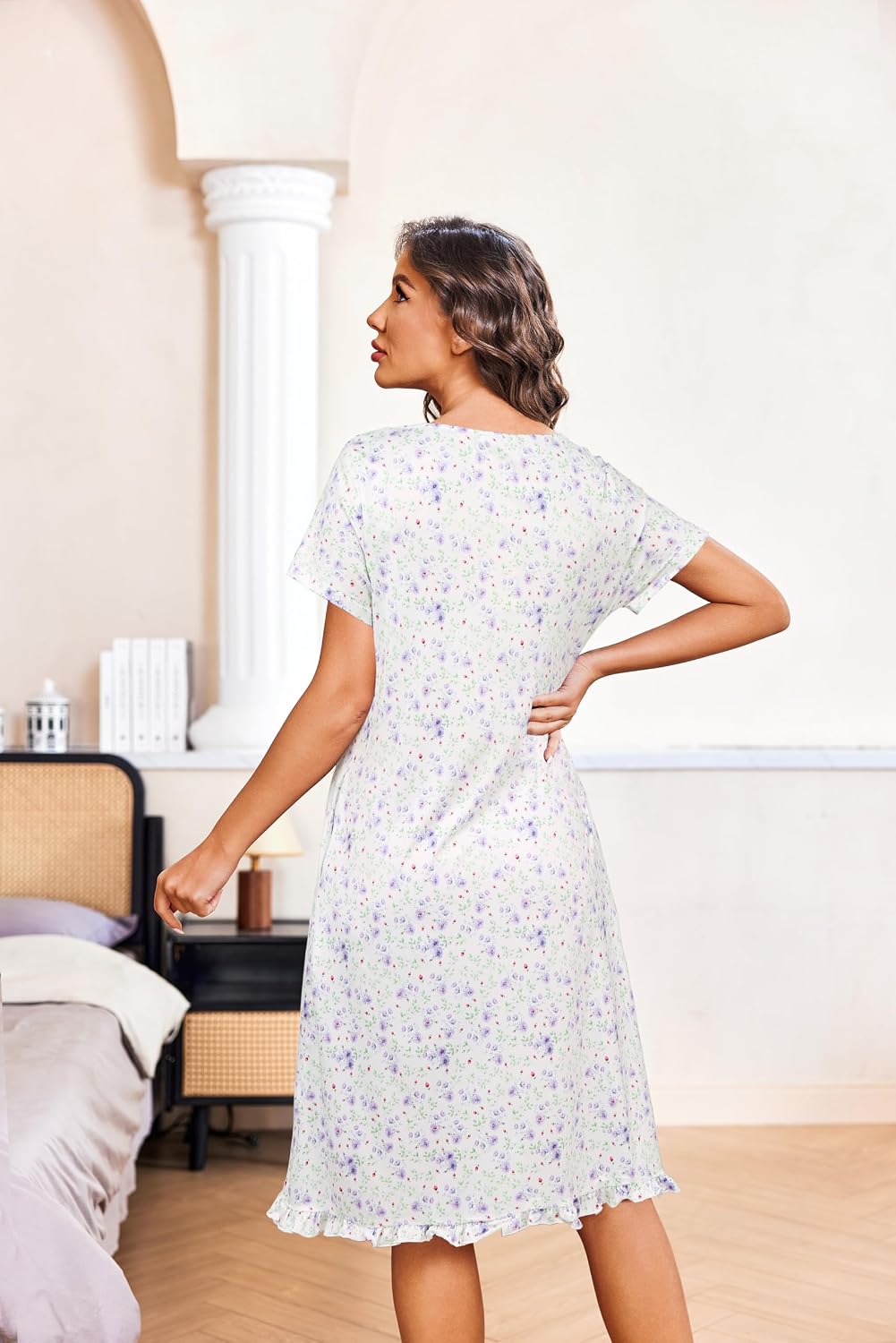 Detalle 1 de Ekouaer Women's House Dress