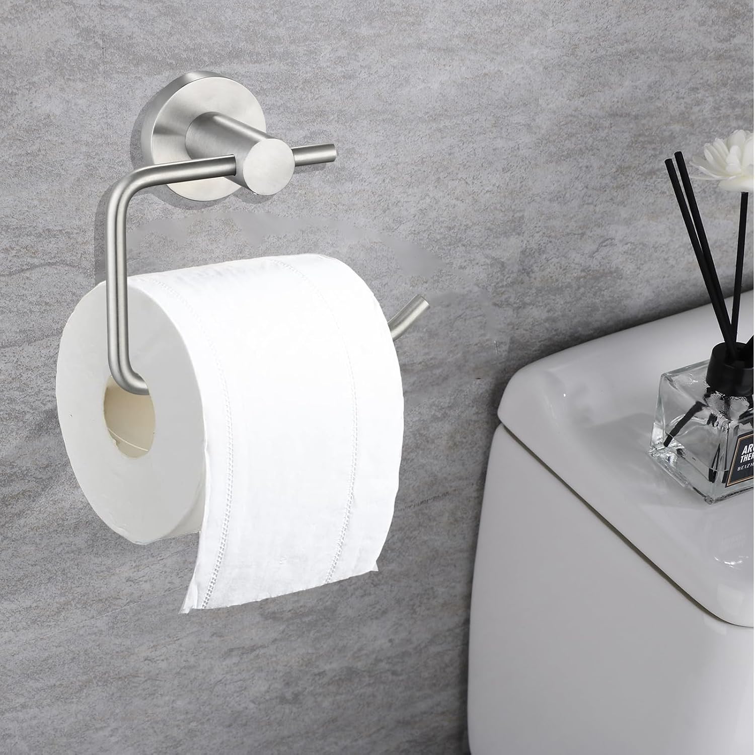 Thumbnail 5 de Katezon Premium 304 Stainless Steel Toilet Paper Holder (Brushed Nickel)