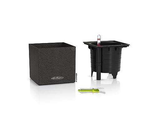 Detalle 2 de LECHUZA Canto Stone 14 Grafito Negro 14 cm