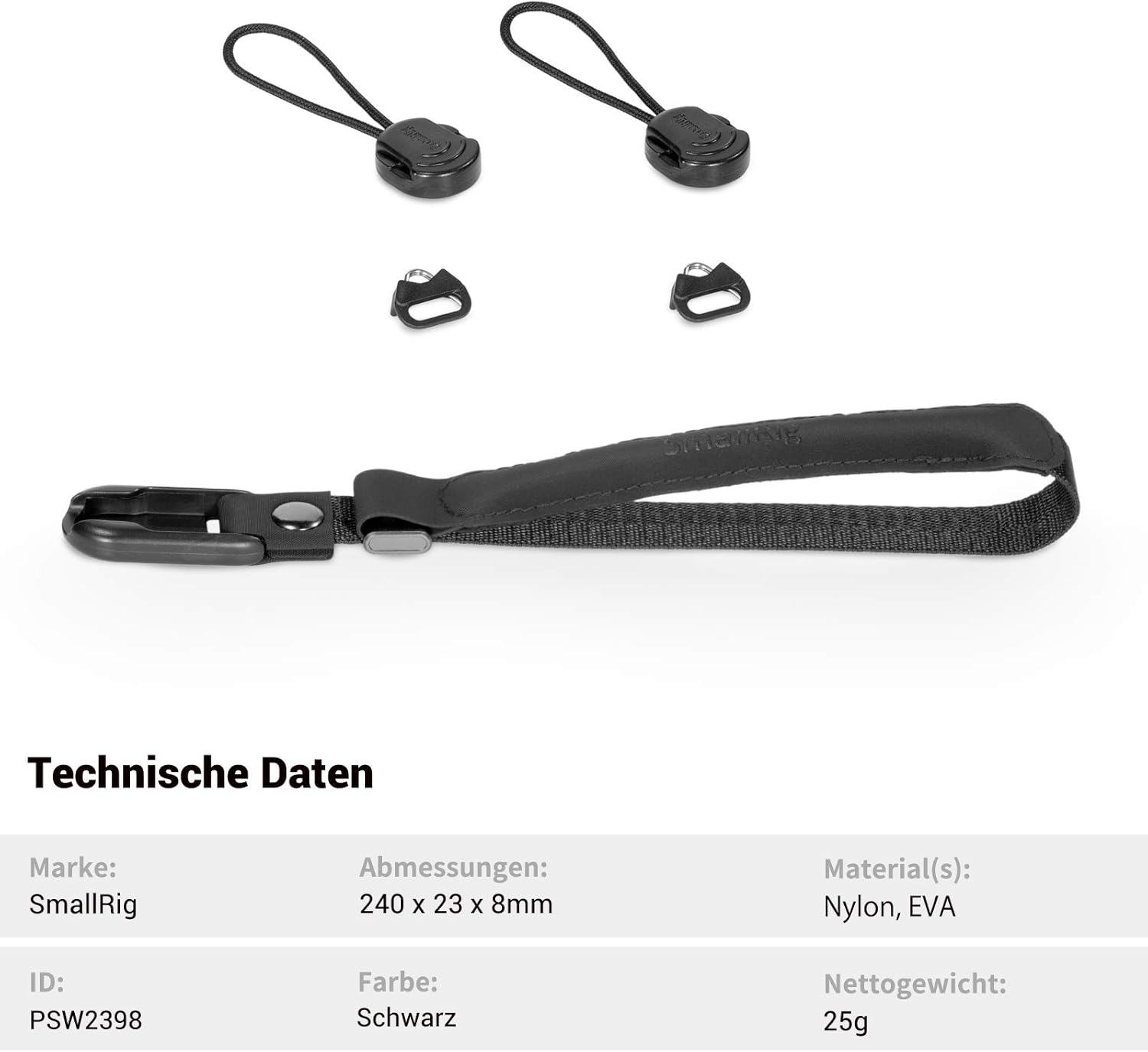 Thumbnail 6 de SMALLRIG 2398 dragonne néoprène pour appareil 📷