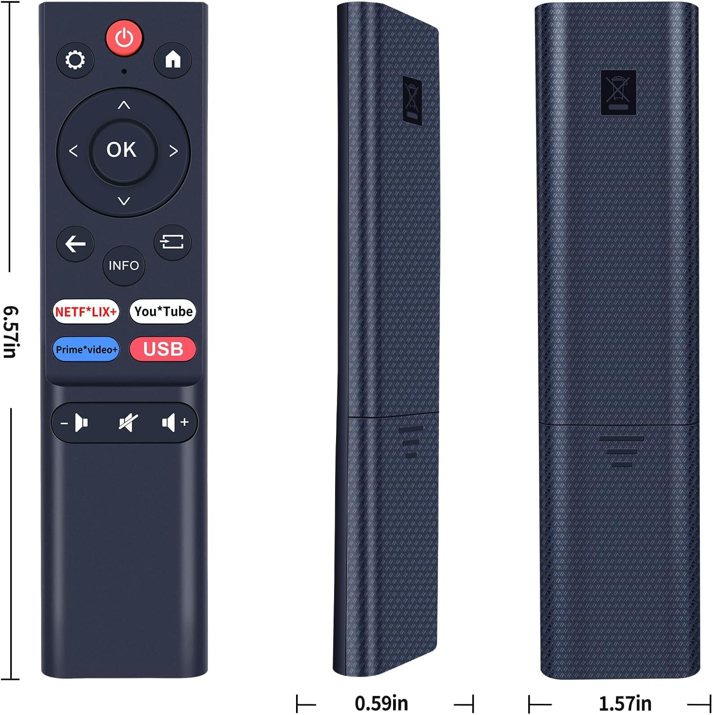 Thumbnail 1 de TCNOUMT Replacement Remote for YOTON / Vizony DP04 Pro and NexiGo PJ40 Ultra Projector