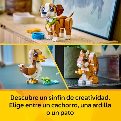 Detalle de LEGO Creator 3en1 Cachorro Juguetón 31382