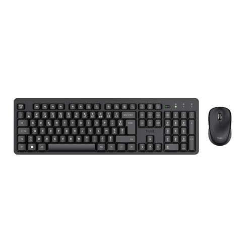 Thumbnail 1 de Trust Ymo II Pack Clavier et Souris sans Fil AZERTY Français, Noir