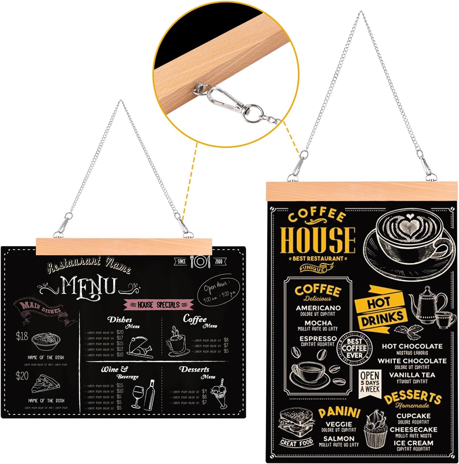 Thumbnail 2 de Srvnpioy Lot de 2 tableaux A3 🪧