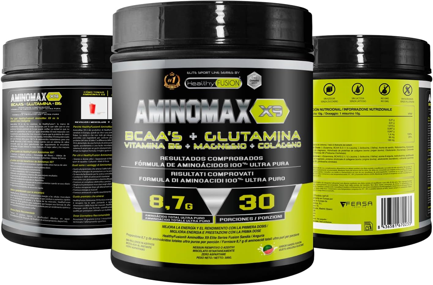 Thumbnail 4 de Healthy Fusion AminoMax 💪 | Aminoácidos Esenciales 300g
