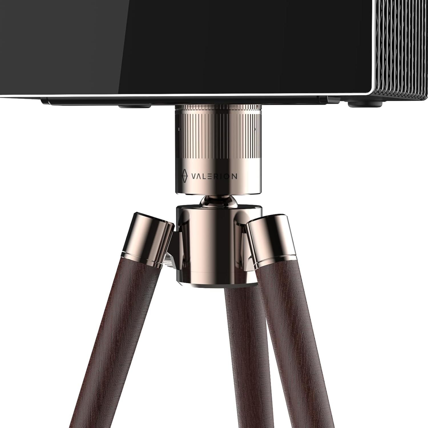 Thumbnail 2 de Valerion Walnut Tripod Stand for VisionMaster and StreamMaster Laser Projectors