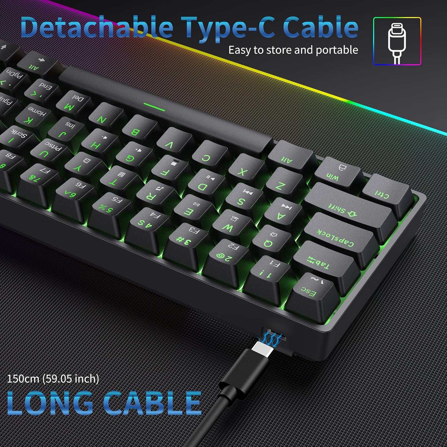 Thumbnail 5 de Dierya DK61se tastiera meccanica 60% ⌨