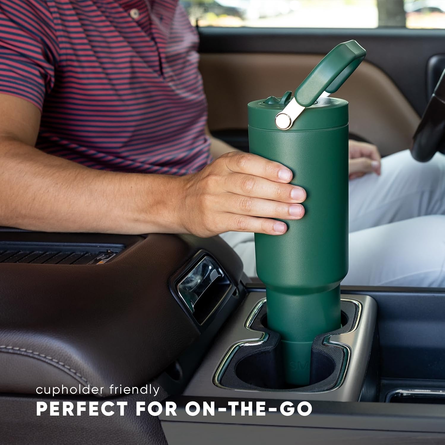 Detalle de Simple Modern Trek Pivot 40oz insulated tumbler 🚰
