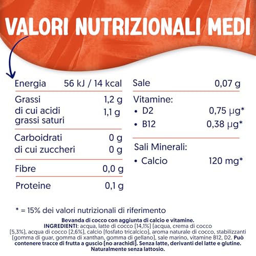 Detalle 2 de Alpro Senza Zuccheri Bevanda al Cocco 100% vegetale – 8 confezioni da 1 L