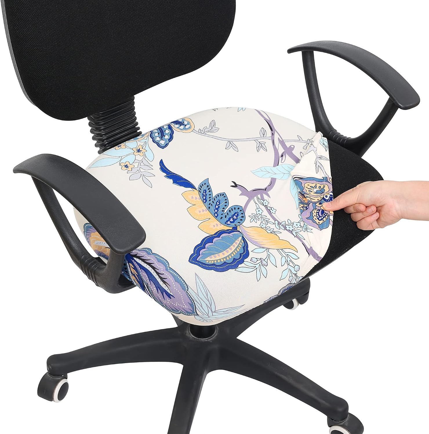 Detalle de Smiry Office Chair Cover in Polyester-Spandex