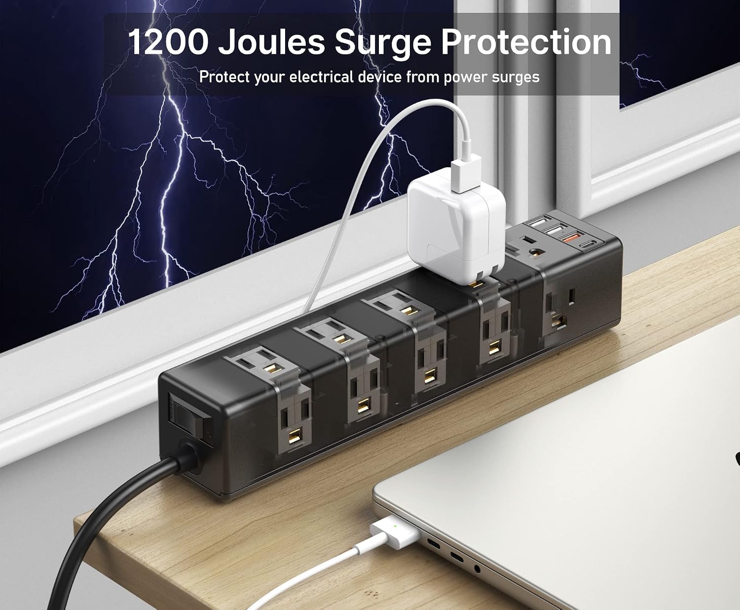 Thumbnail 6 de CCCEI Clamp-On Power Strip with 15 Outlets