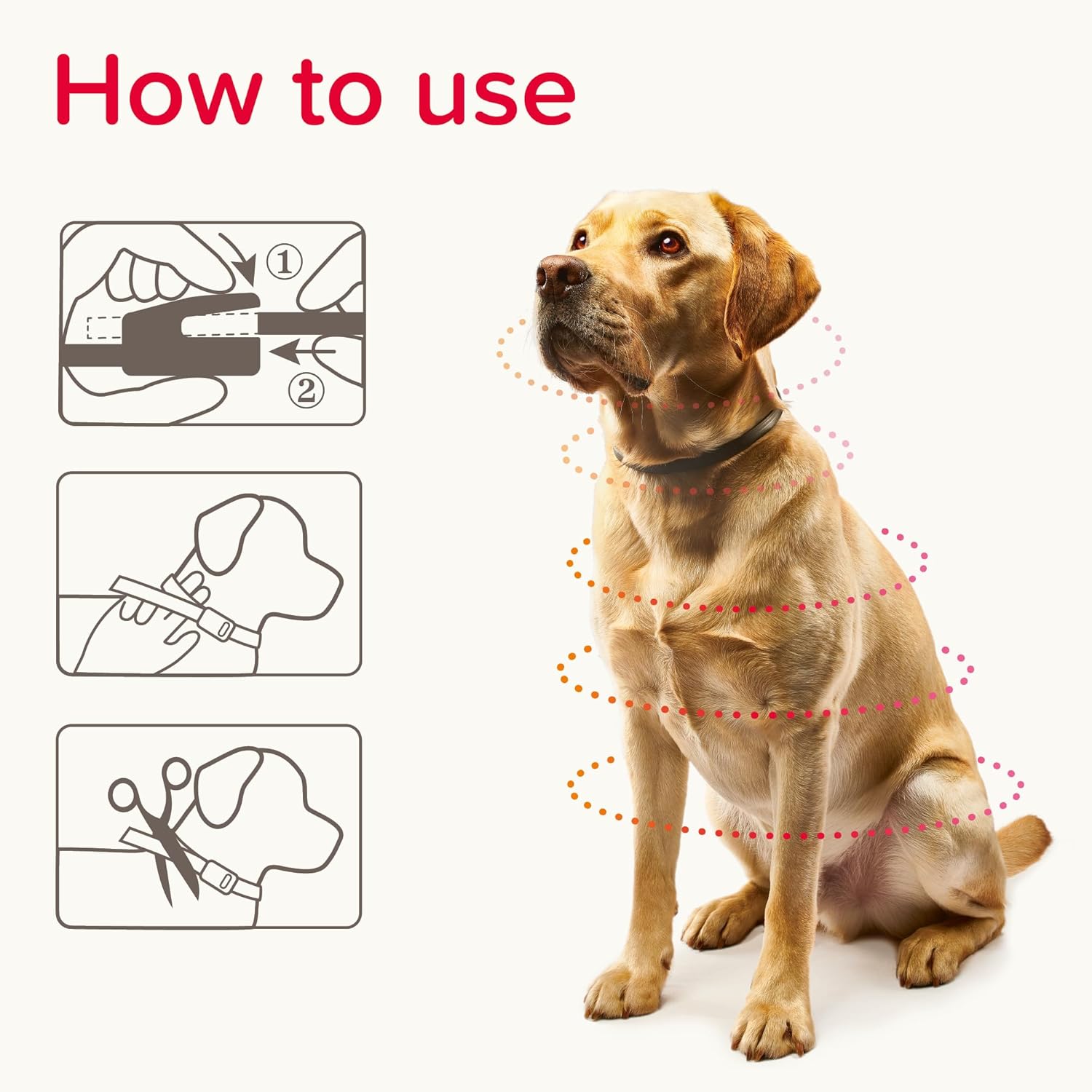 Detalle de Beaphar Canishield Medicated Flea & Tick Collar for Large Dogs