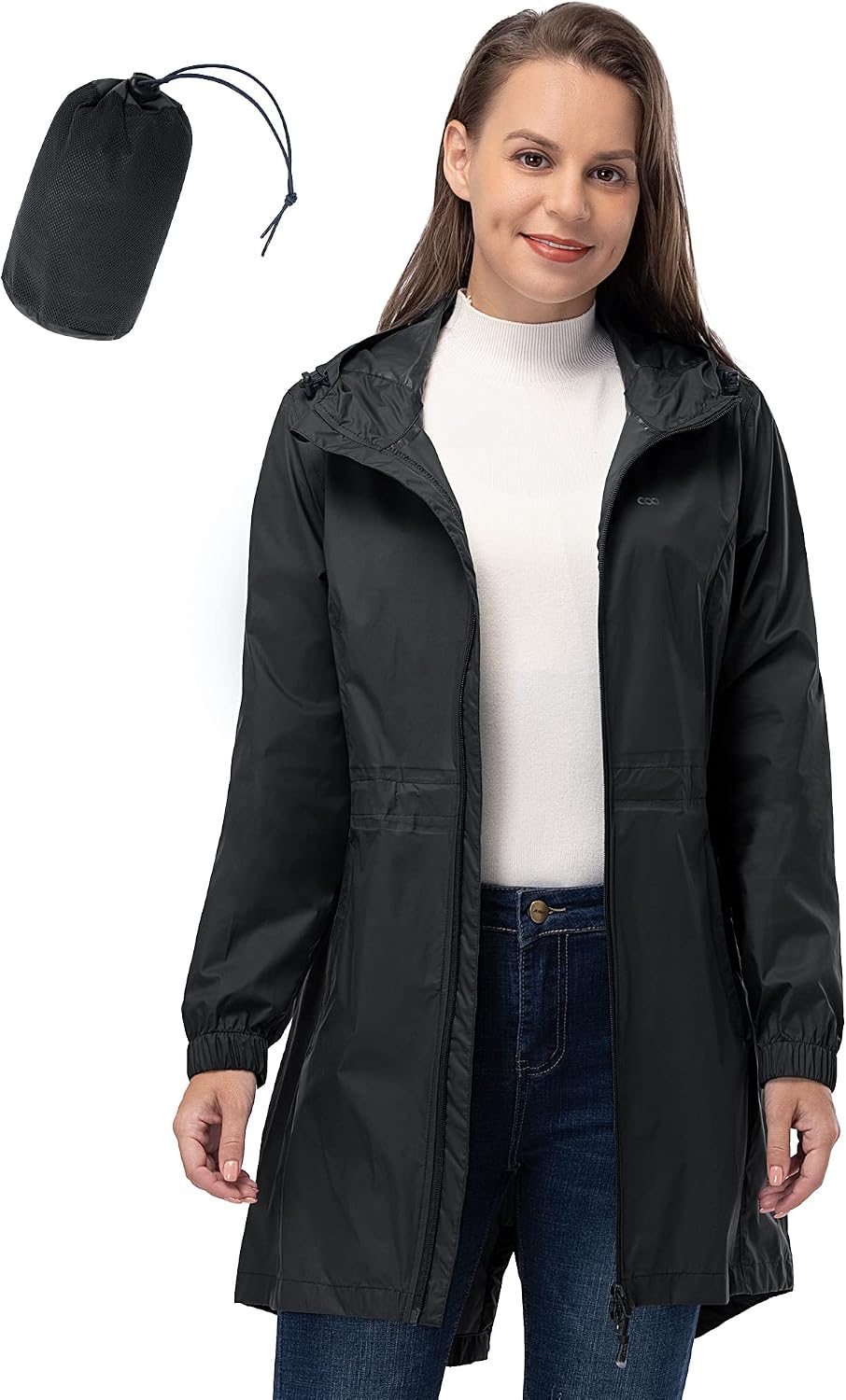 Detalle de 33,000ft Damen Regenjacke, wasserdicht