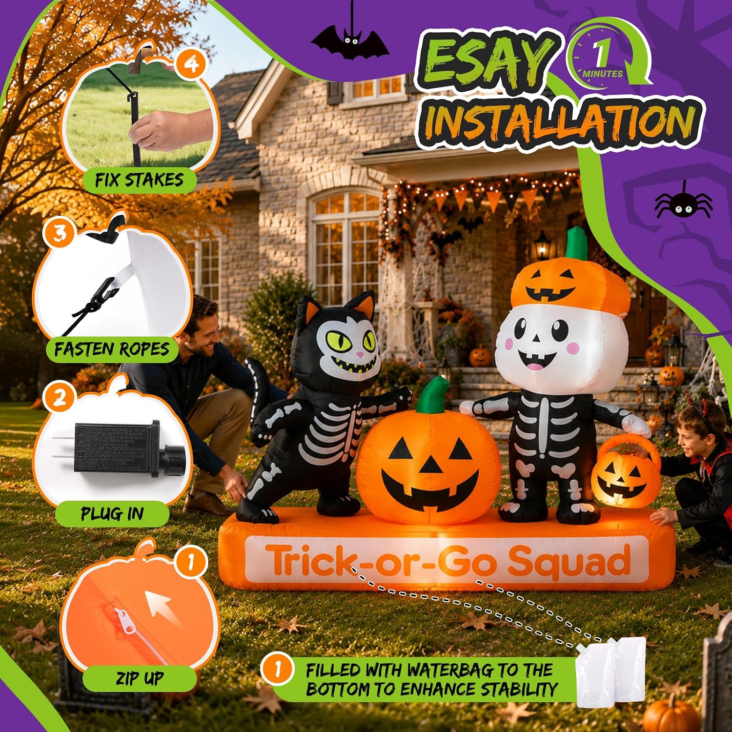 Detalle de Toiyjofe Halloween Inflatable 7FT