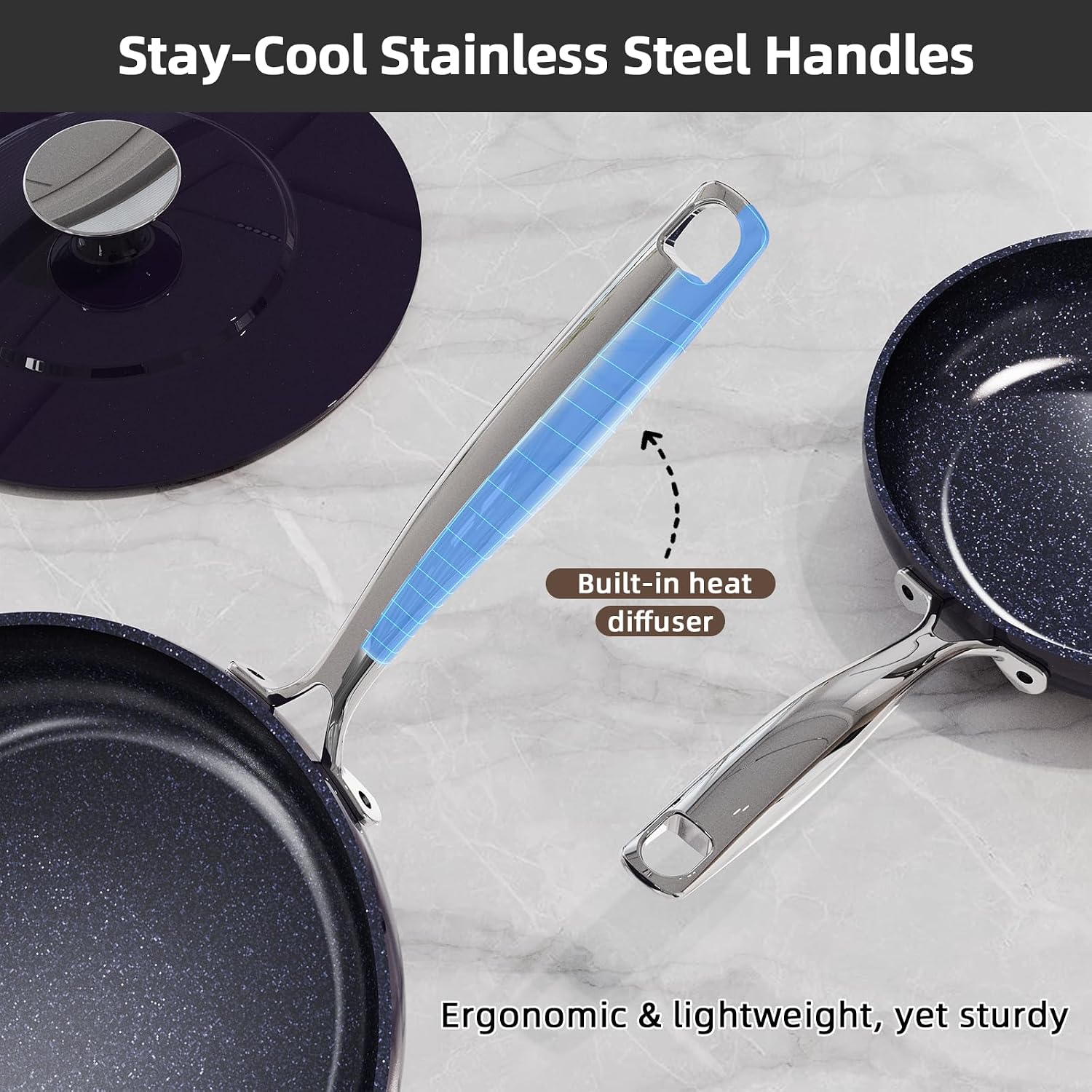Thumbnail 5 de Nuwave Lux 13pc Cookware Set — Nonstick Ceramic