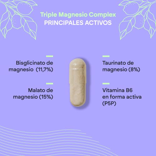 Detalle de Triple Magnesio Complex Bisglicinato + Malato + Taurato de Nutralie
