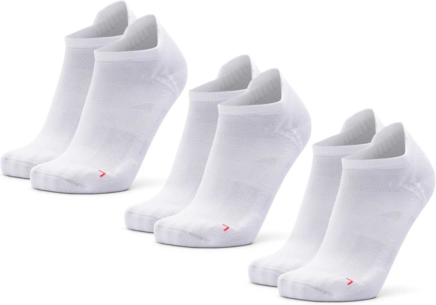 Detalle de Danish Endurance Chaussettes de course respirantes basses (lot de 3) unisex